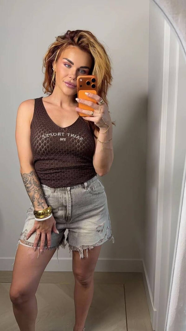 Saint tropez top bruin