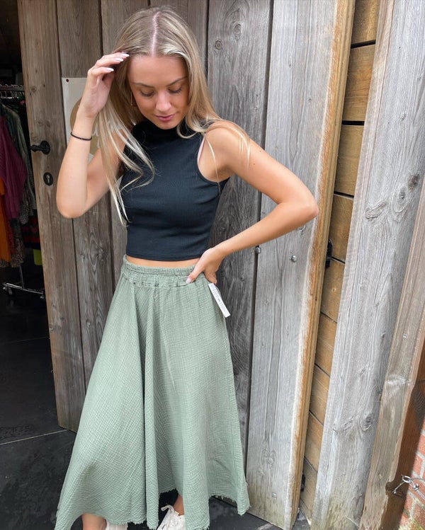 Lange 7/8 rokken in tetra🍁🍂🤎