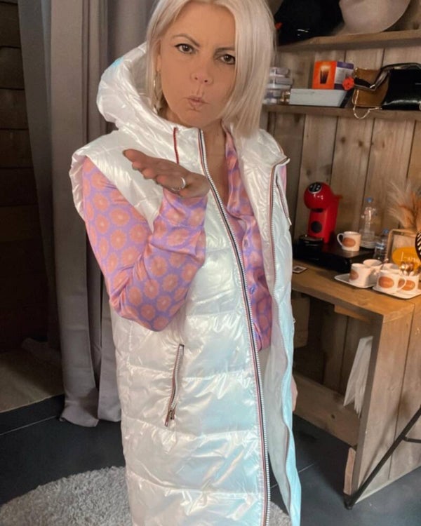 White bodywarmer