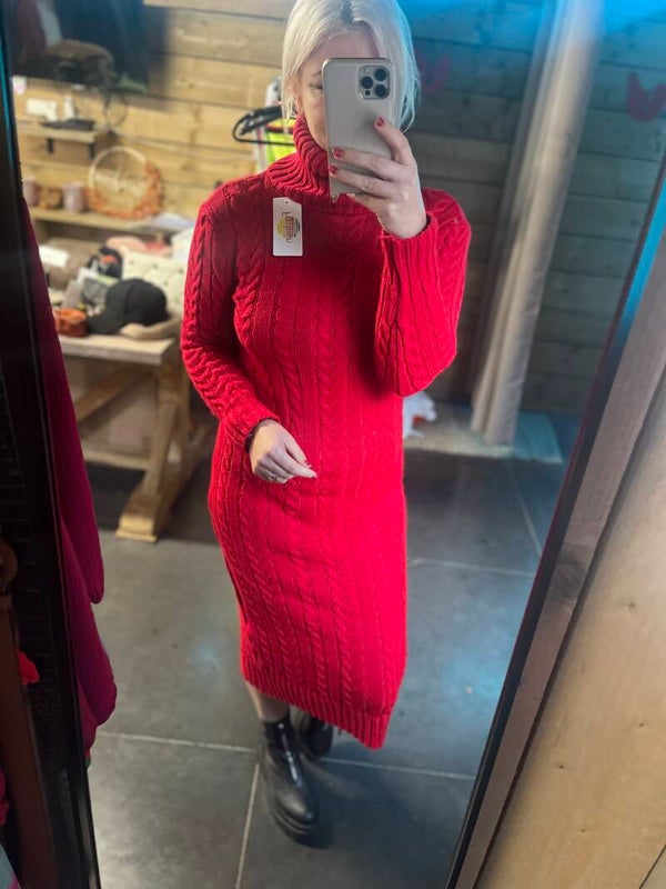 Gebreid lang kleedje 💄