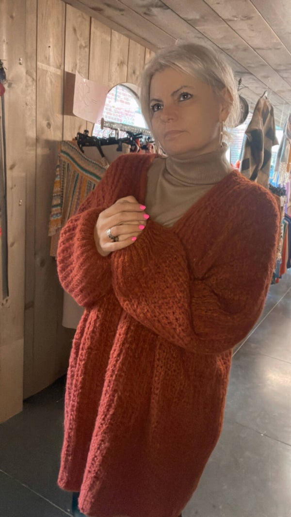 Suzy knit gilet trui🤎