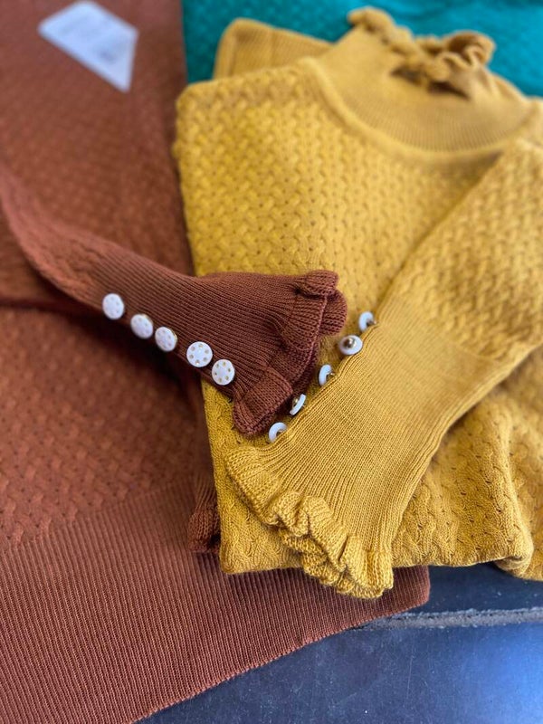 Toffe lente truitjes 💙💚🤎