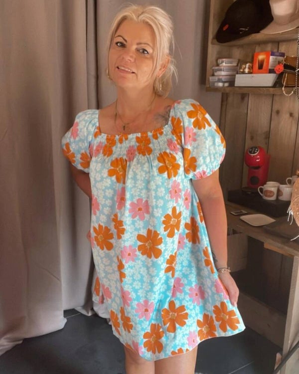 Romantic flower summer dress 🌸🌸