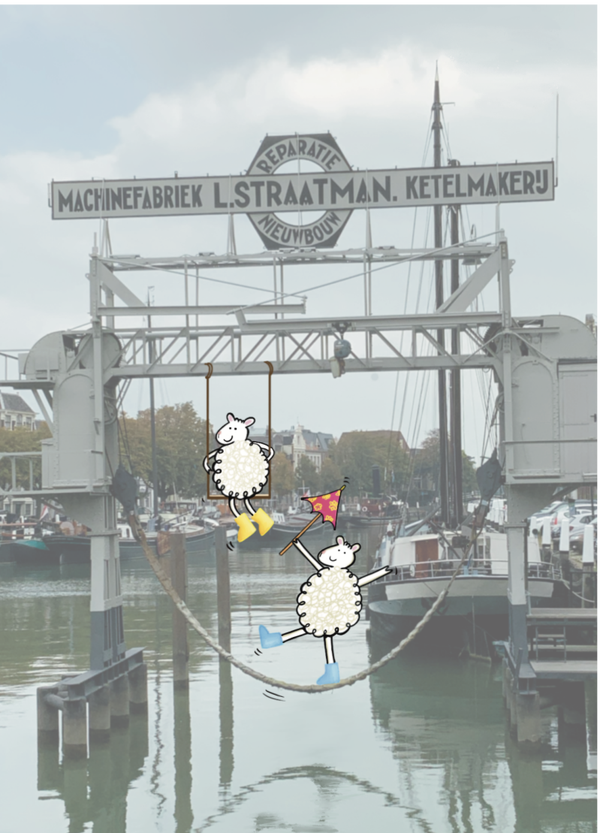 Schapen kaart Schapen ketelmakerij