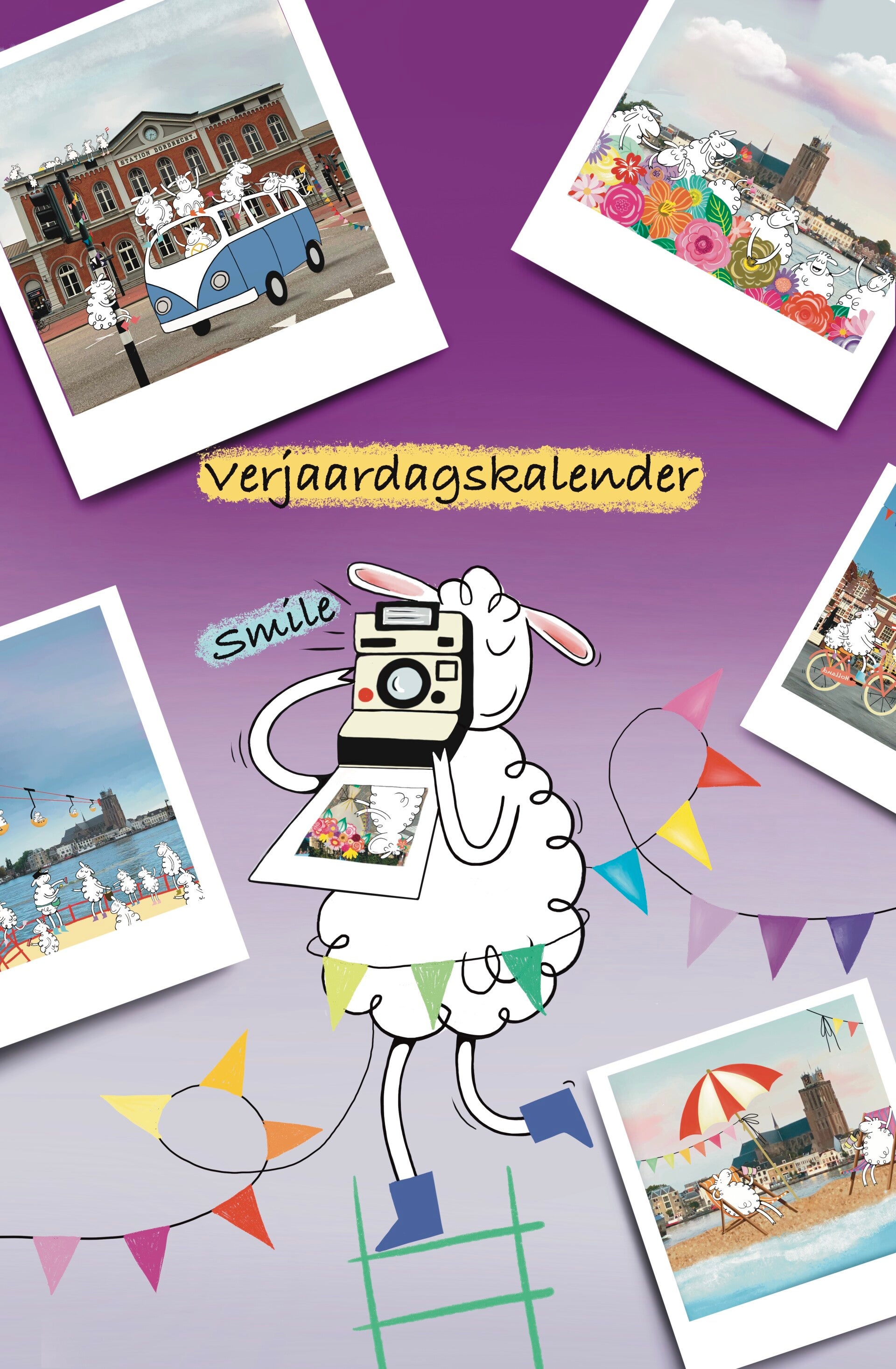 Verjaardagskalender Dordrecht met schapen