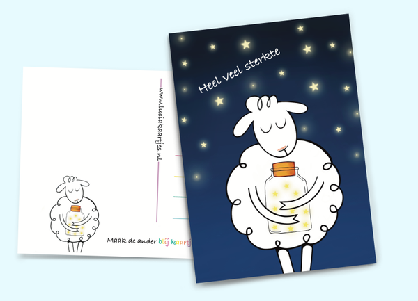 Schapen kaart heel veel sterkte