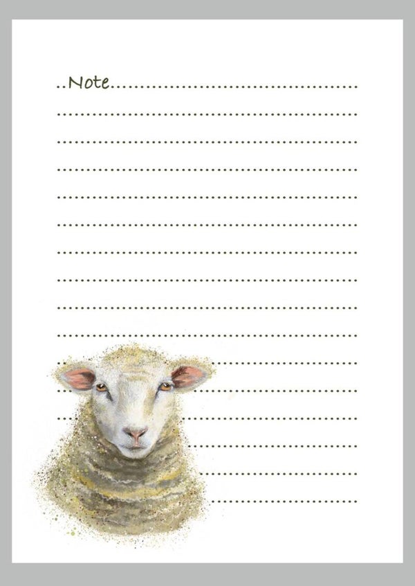 Leuk schapen note-blok