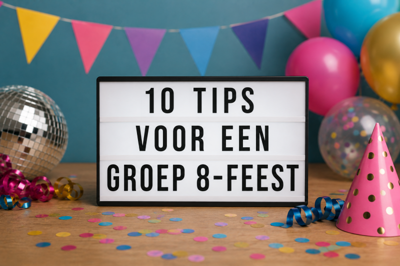 10 praktische tips voor het organiseren van een onvergetelijk groep 8-feest en groep 8-disco