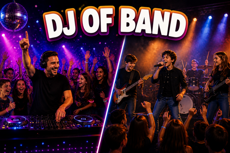 DJ of band voor een groep 8-feest: wat is de beste keuze?