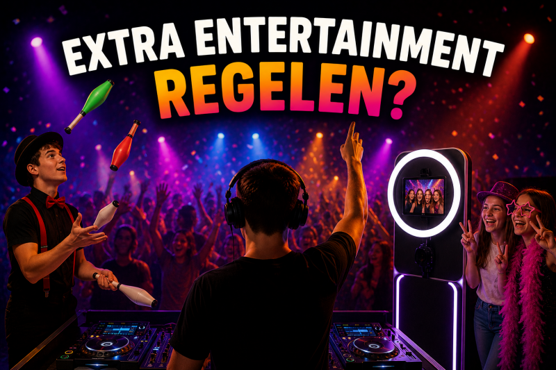 Extra entertainment regelen voor een groep 8-feest of groep 8-disco