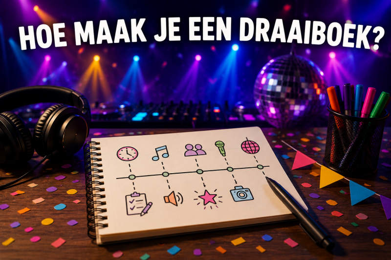 Draaiboek en planning voor een goed georganiseerd groep 8-feest of groep 8-disco