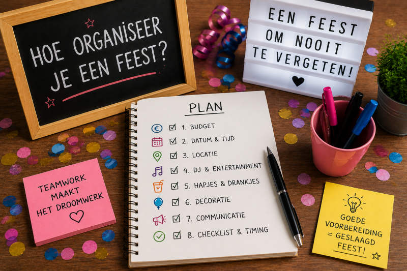 Hoe organiseer je een groep 8-feest? Planning en voorbereiding voor een geslaagde groep 8-disco
