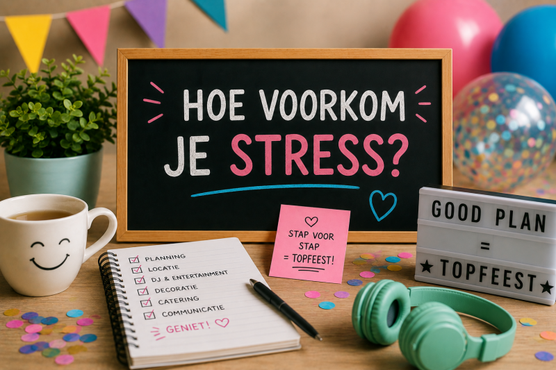 Hoe voorkom je stress tijdens de organisatie van een groep 8-feest? Praktische tips voor een goede voorbereiding