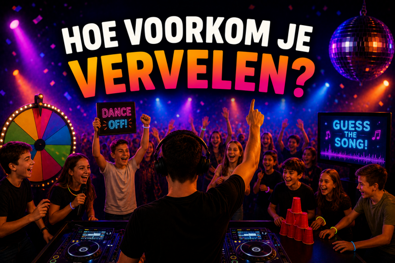 Hoe voorkom je dat kinderen zich vervelen tijdens een groep 8-feest