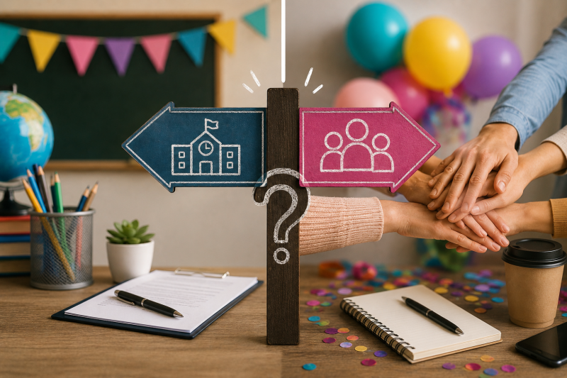Organisatie van een groep 8-feest: kiest de school of de oudercommissie voor de organisatie?