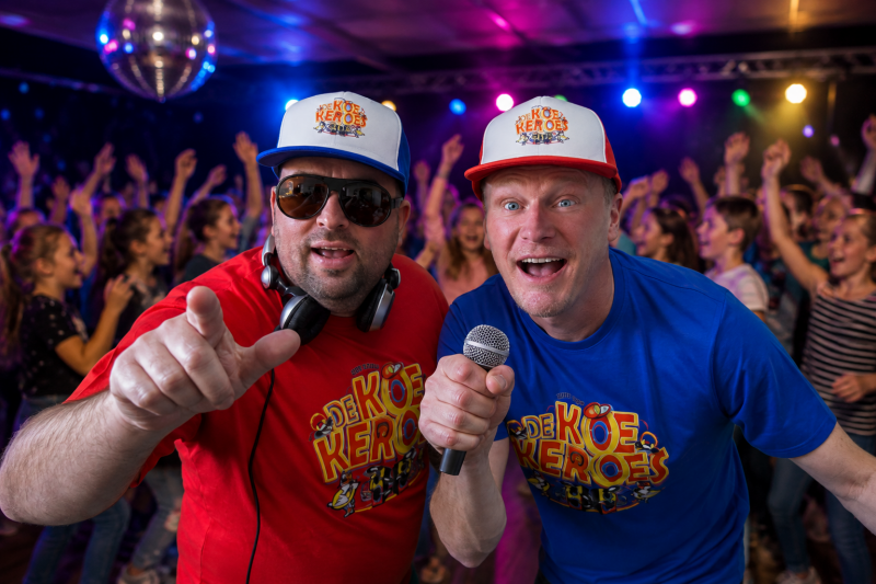 DJ's zorgen samen voor een onvergetelijk eindfeest groep 8