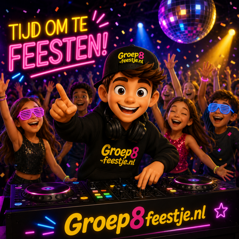 Leerlingen genieten van een onvergetelijke groep 8-disco
