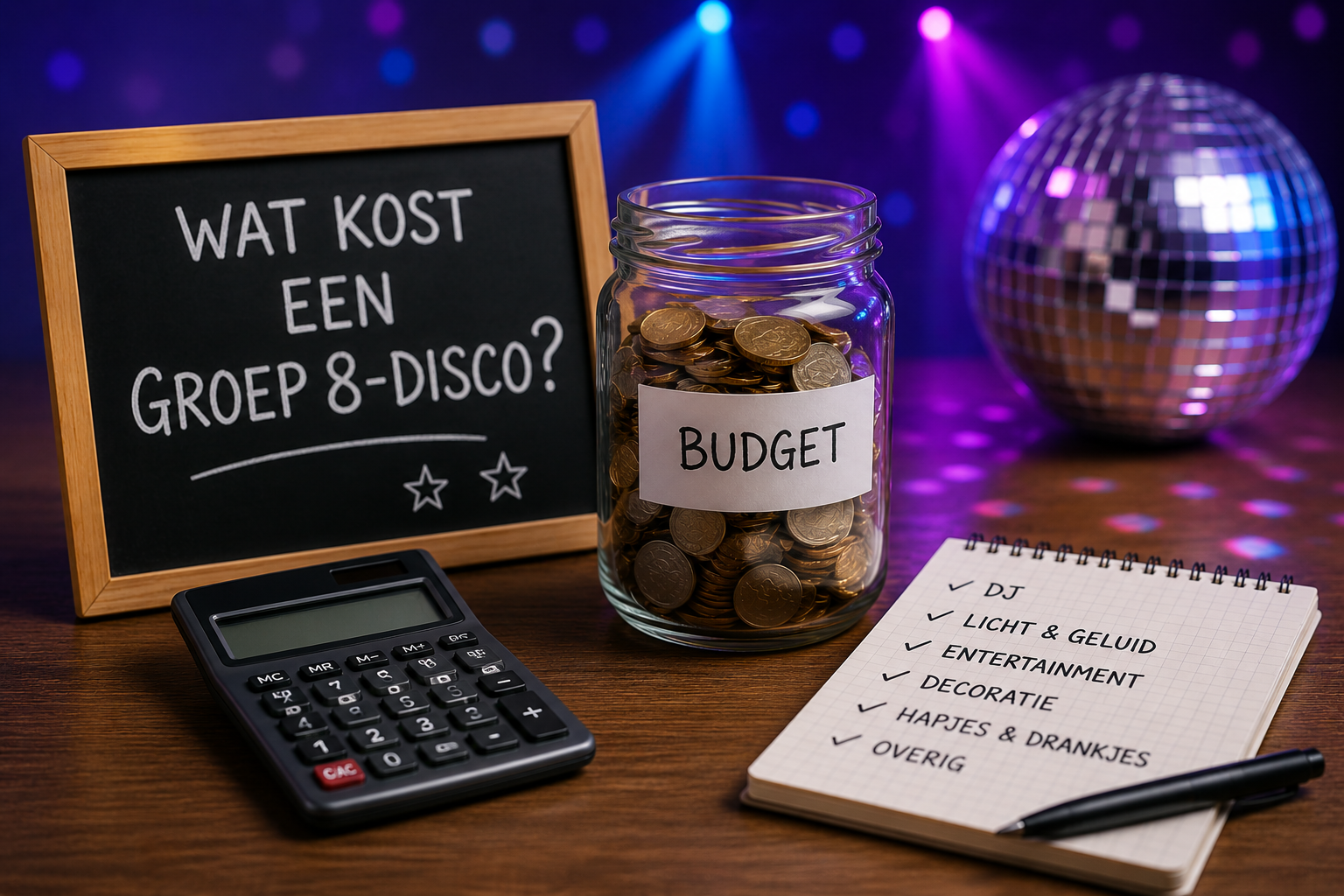 Wat kost een groep 8-disco? Budget voor een groep 8-feest
