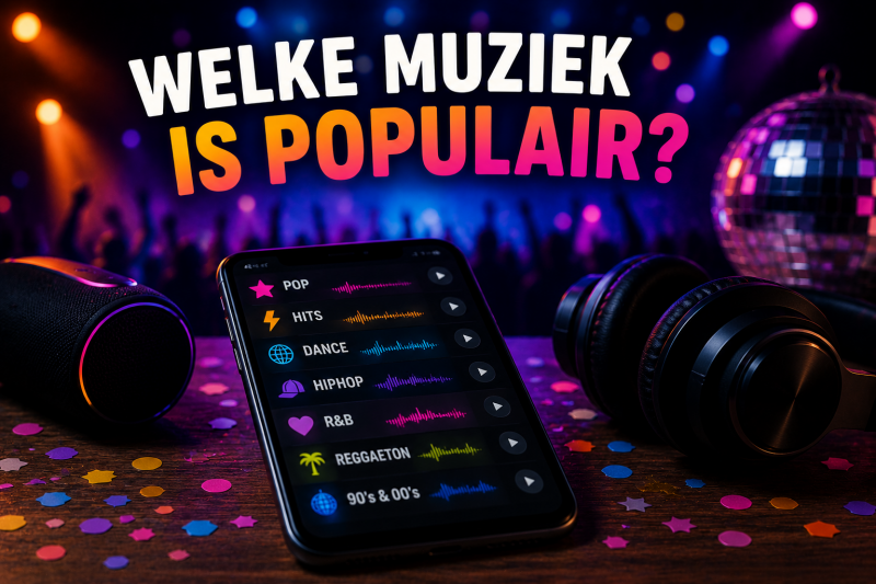 Welke muziek is populair tijdens een groep 8-feest of groep 8-disco?