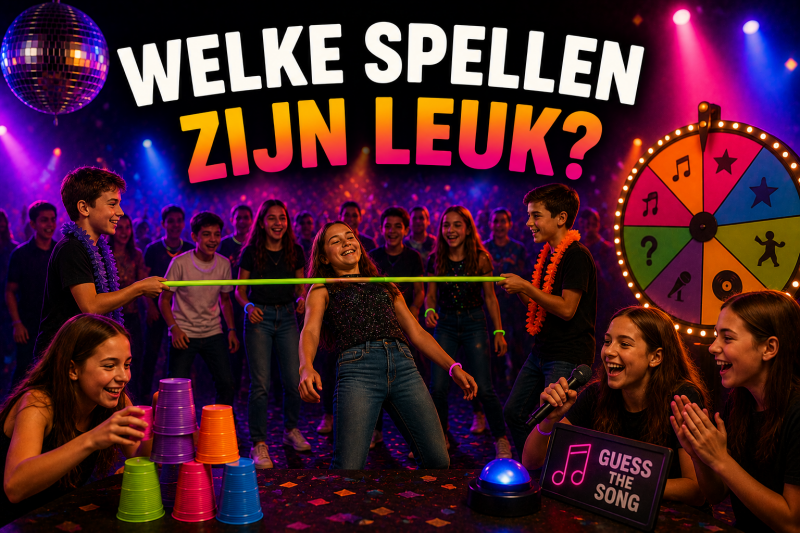Leuke spellen en activiteiten voor een groep 8-feest of groep 8-disco