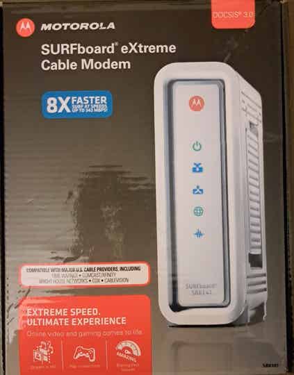 Modem & Answering machine ( No refunds on these 2 items ) (Used)