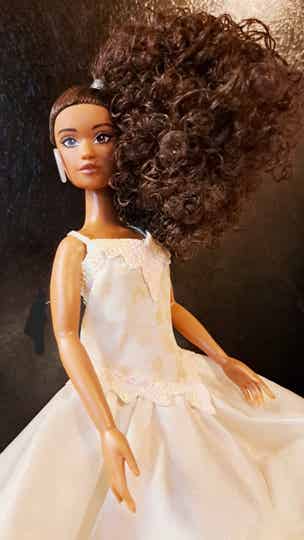 Re-fashioned Naturalista Barbie Doll