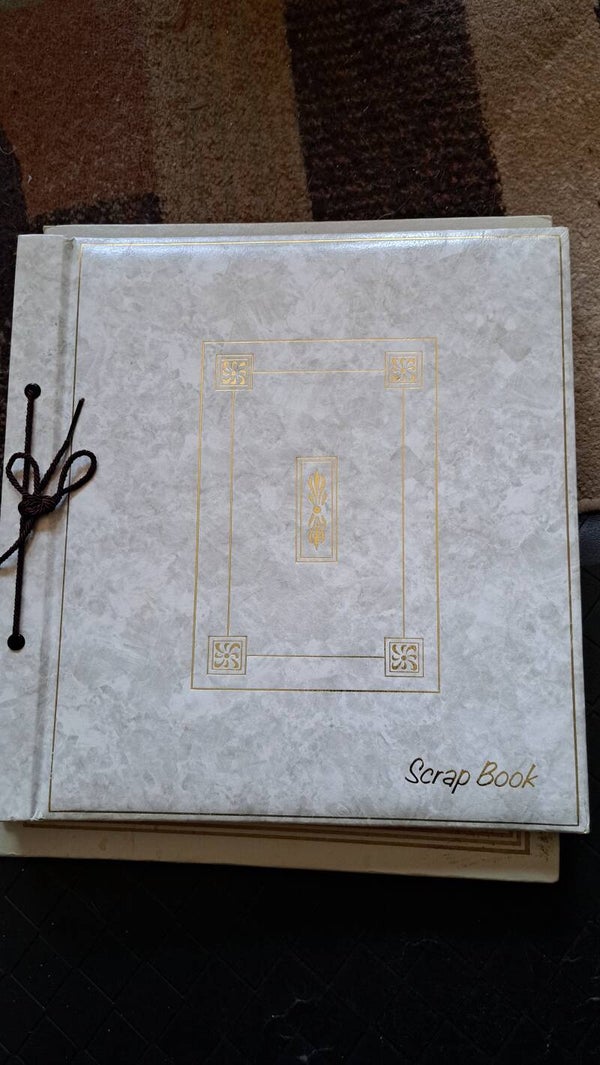 Cream and Gold Vintage looking Photo Album