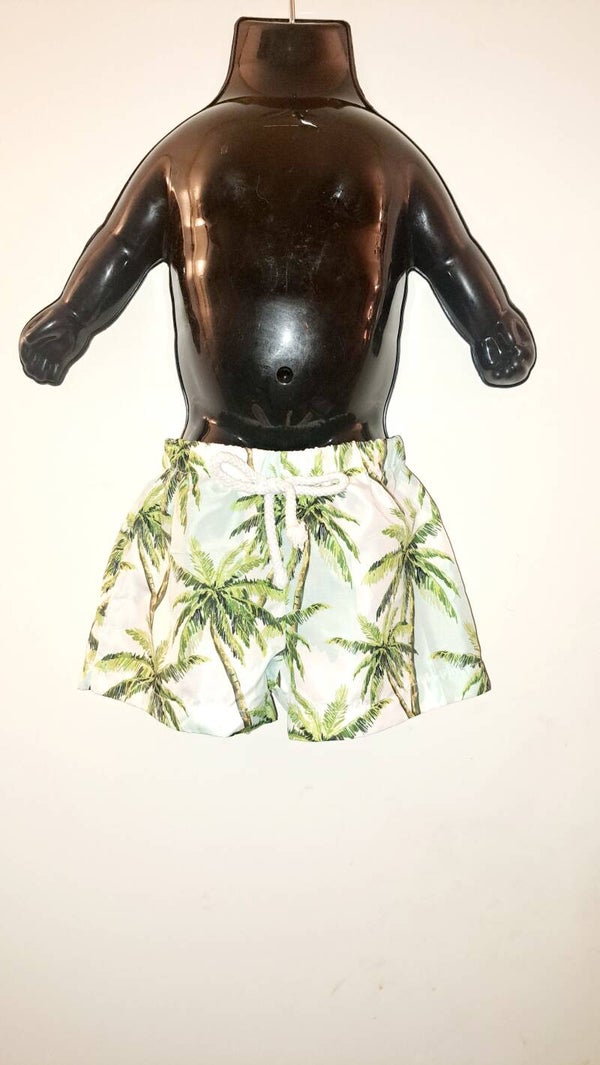 Todlers Palm Tree Shorts 12-24 Months (Used Like New)