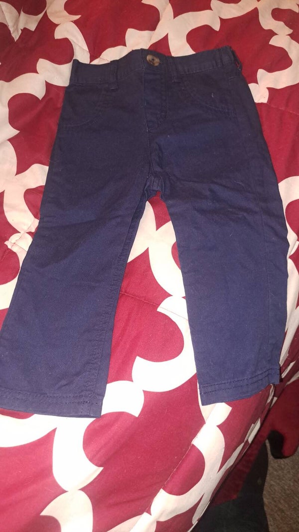 Blue School Uniform Style Pants 18M (New)
