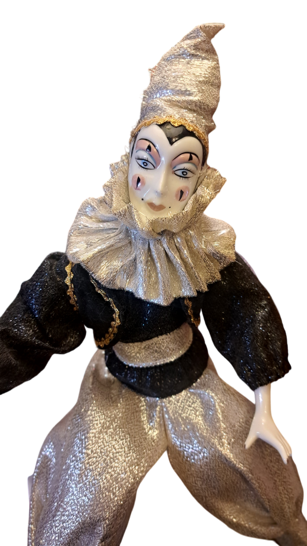 Porcelain Jester/Clown Doll