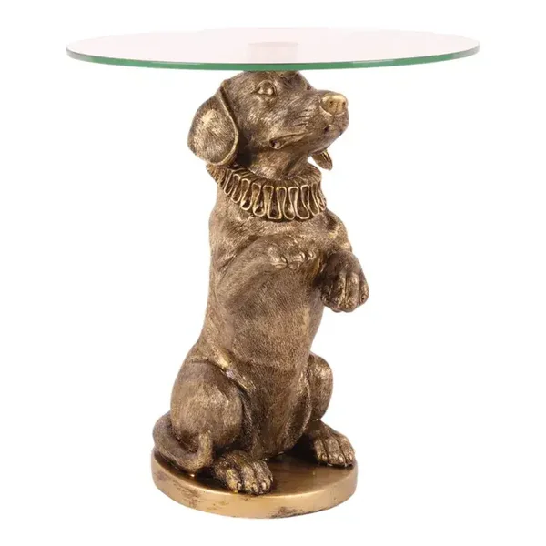 Dutch Style - Gouden Teckel Tafel/Etagère – Uniek Design & Praktisch