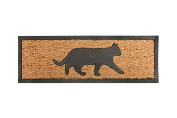 Esschert Design - Deurmat met kat