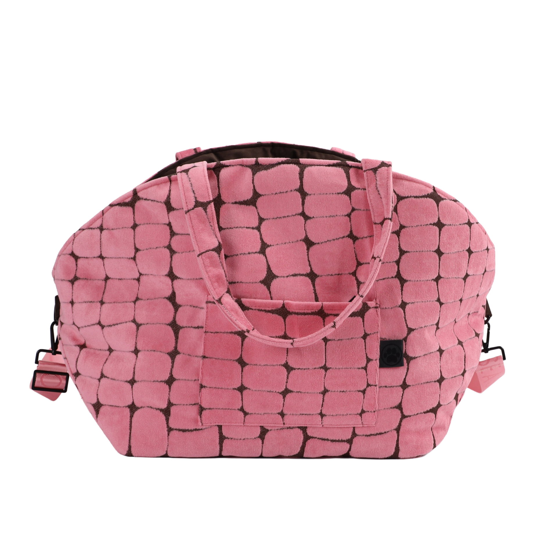 Overseas Travel Bag Jacquard Croq – Luxe Hondendraagtas