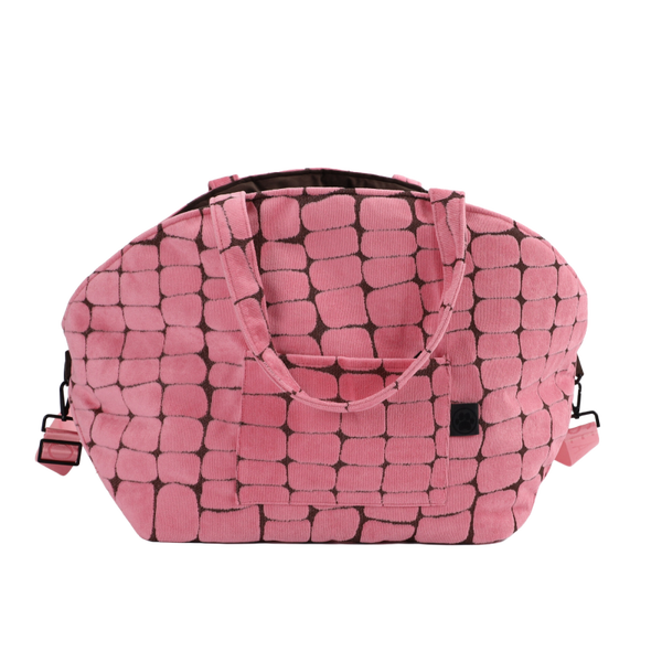 Overseas Travel Bag Jacquard Croq – Luxe Hondendraagtas