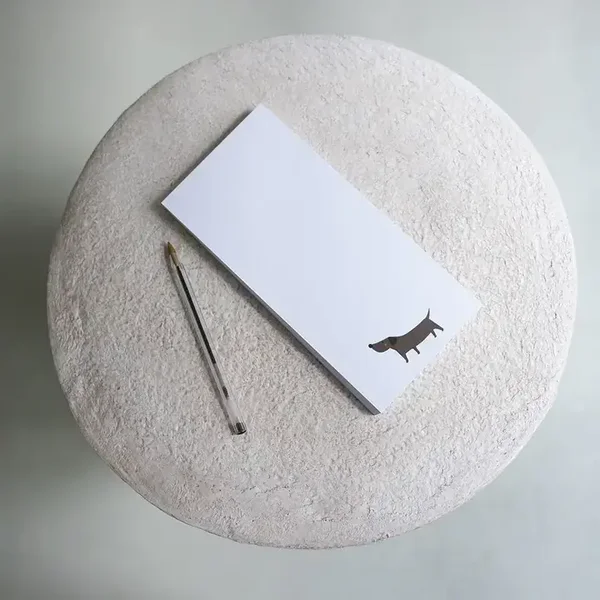 Lieblingpfote - Lang notitieblok "Teckelstreken"