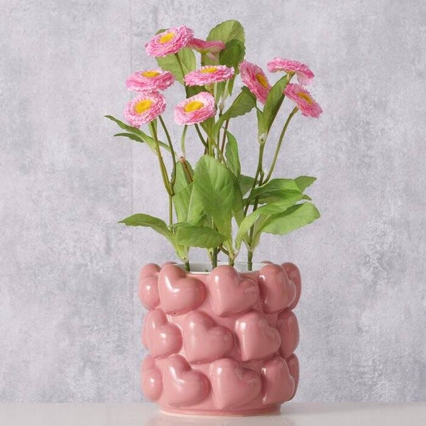 Boltze Home - Bloempot ‘Hearts’ Roze