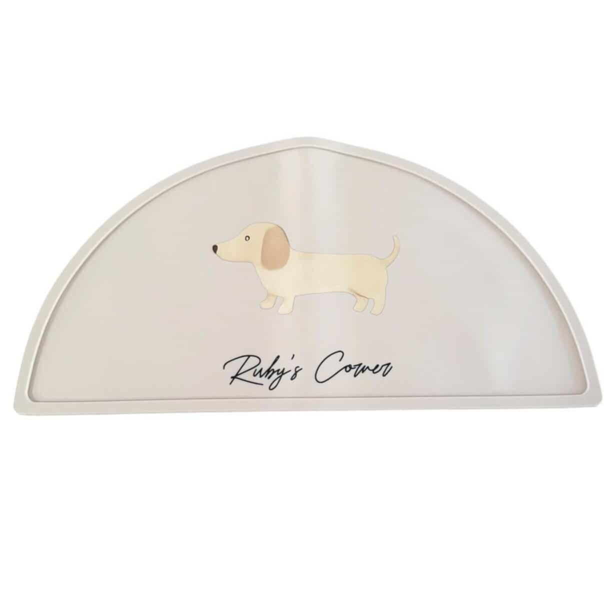 Ruby's Corner  - Siliconen Placemat Teckel