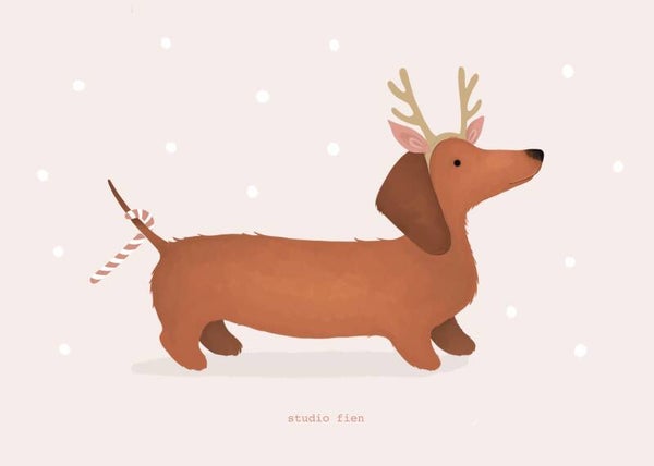 Studio Fien - Kerstteckel met snoepstaart