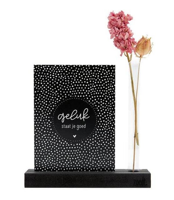 Zoedt - Kaarthouder met vaasje