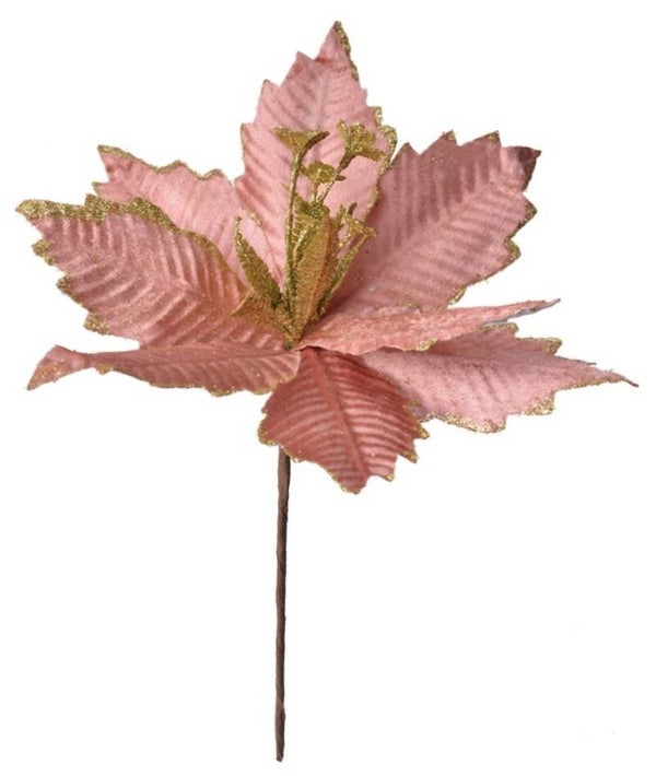 Clayre & Eef - decoratie Kerstster Roze