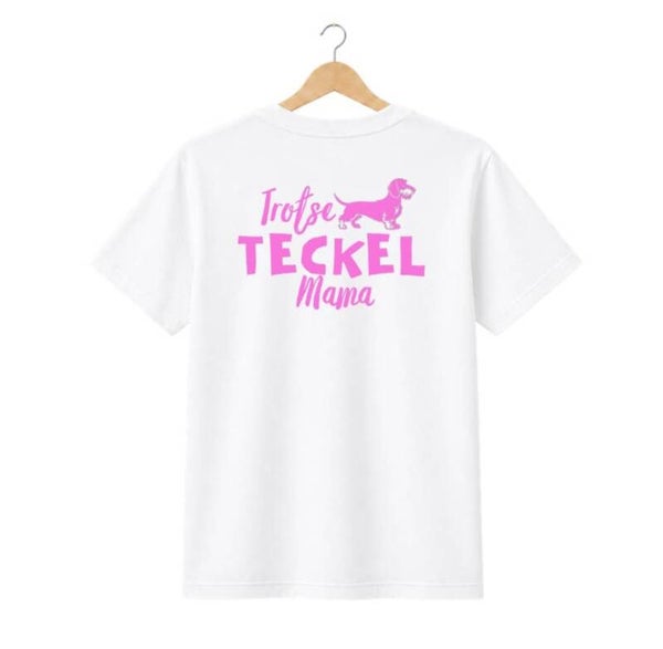 Molly’s World - Trotse Ruwharige Teckel Mama T-shirt