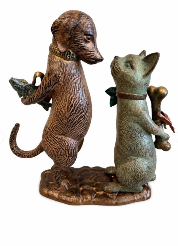 Thermobrass - Teckel & Kat met Cadeautjes