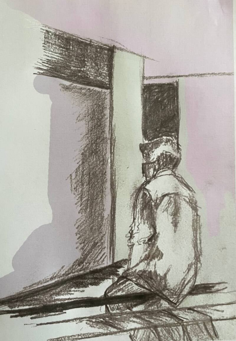 sketch - pencil and ink