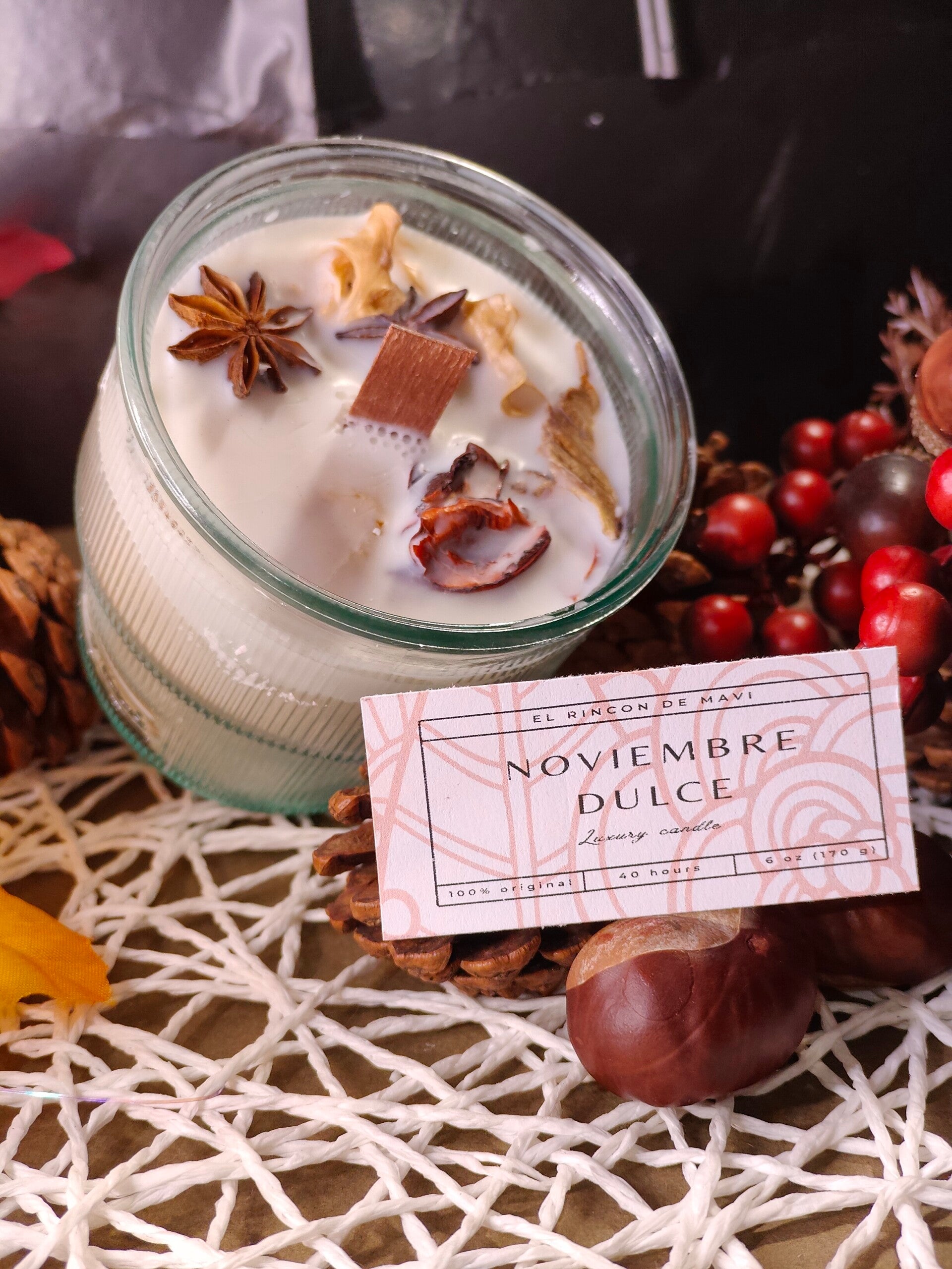 NOVIEMBRE DULCE " CANDLE DELUXE"