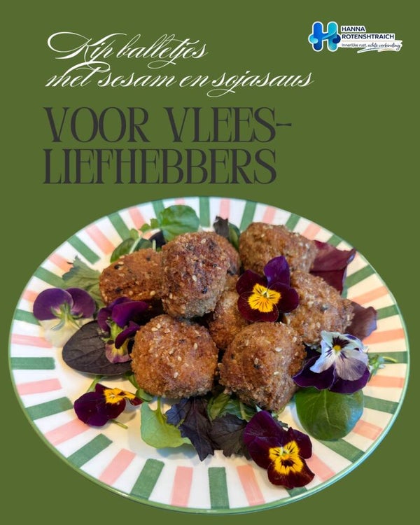 Kipballetjes met sesam en sojasaus