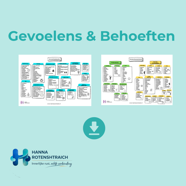 Gevoelens & behoeften lijst - Nederlands - Print versie