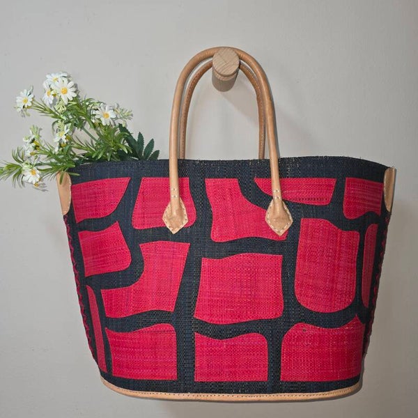 Trapeze mand rood/zwart