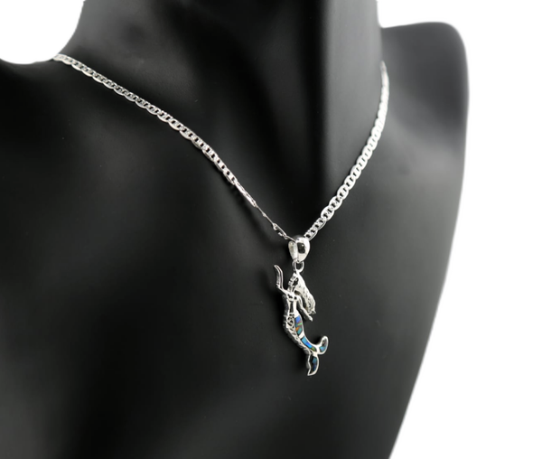 Multicolor pendant mermaid chain
