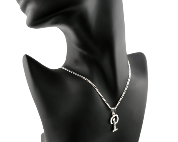 Letter P pendant chain