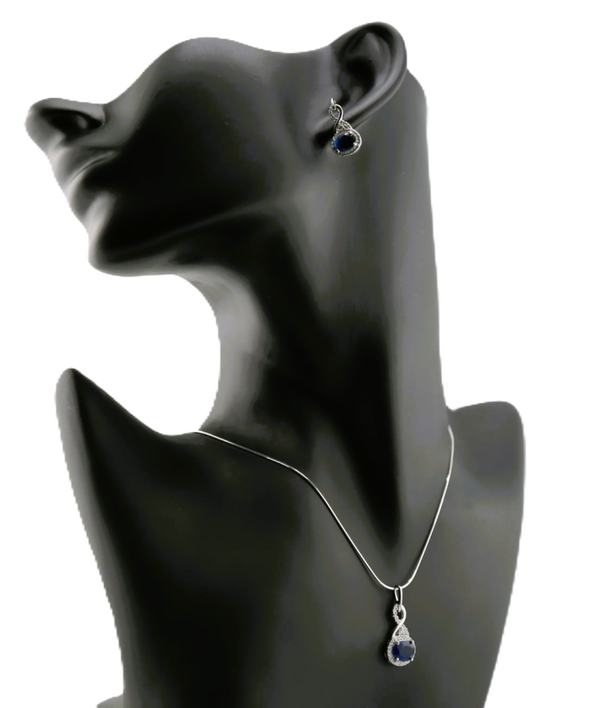 Twisted Sapphire set